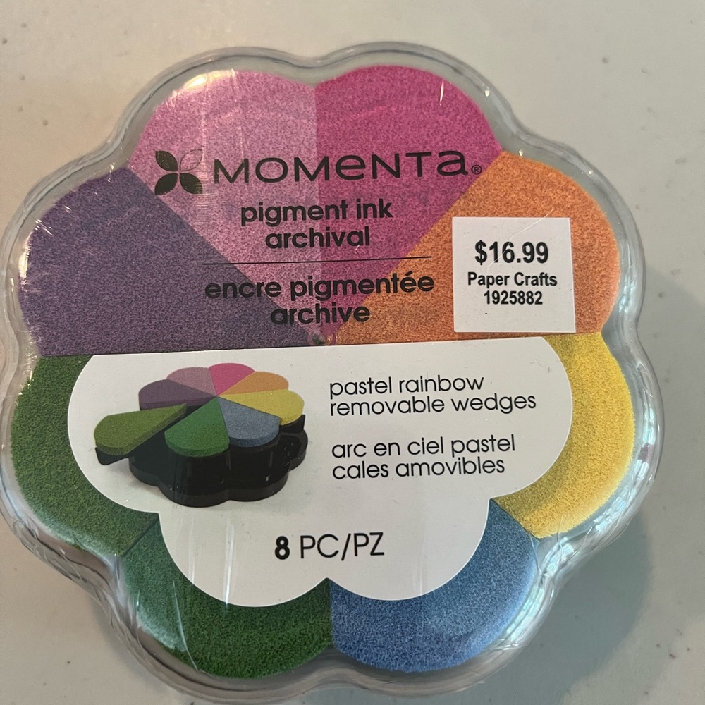 Momenta Pastel Rainbow Pigment Ink Set